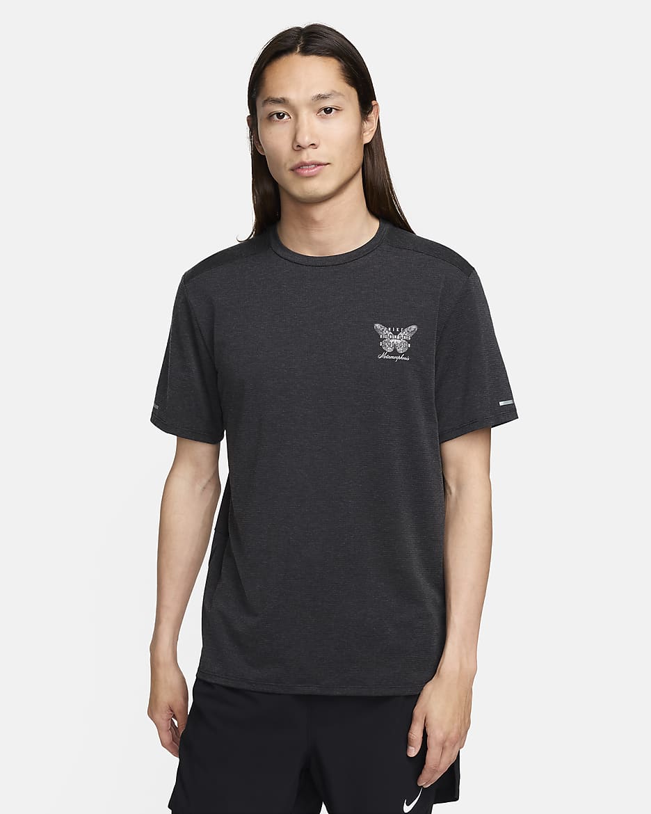 Nike dri fit t shirt running on sale